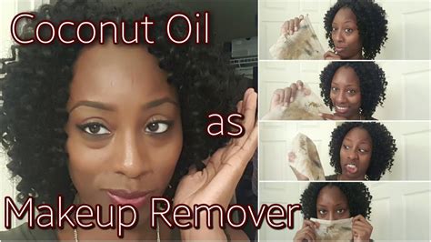 Coconut Oil As Makeup Remover Youtube