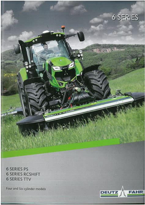 Deutz Fahr Tractor 6 Series Agrotron Ps Rcshift Ttv Brochure