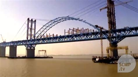 China Builds The Worlds Longest Steel Arch Bridge Youtube