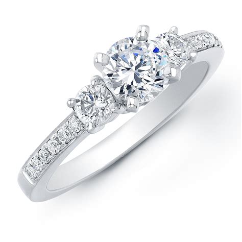 1ct Tw Diamond Three Stone Engagement Ring