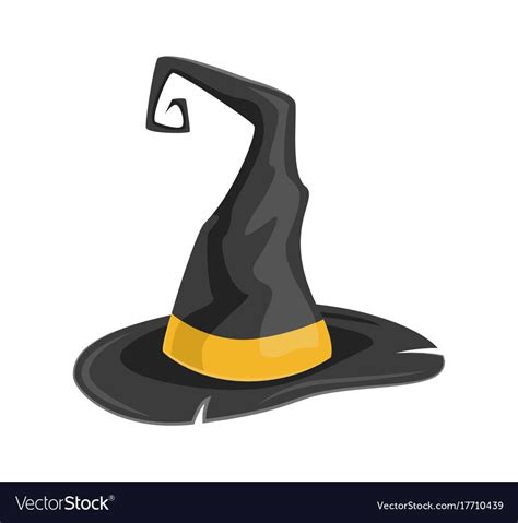 Wizard Hat Isolated Icon Royalty Free Vector Image Free Vector Images