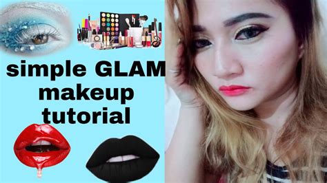 Simple Glam Make Up Tutorial Youtube