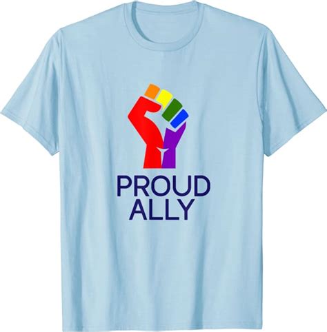 Amazon Com Gay Pride Ally Shirt Lgbt Shirt Friends Proud Ally T Shirt