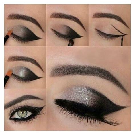 How To Apply Smokey Eyeshadow Step By Step Liked On Polyvore Featuring
