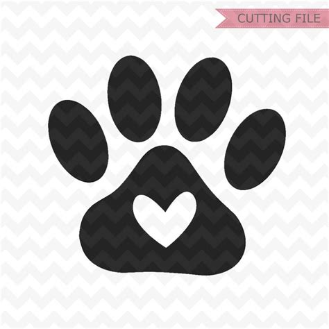 Free Svg Files Dog Paw Print 1684 Svg Png Eps Dxf In Zip File Free