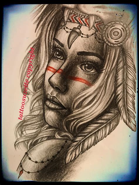 Indian Woman Tattoo Design By Tattoosuzette On Deviantart