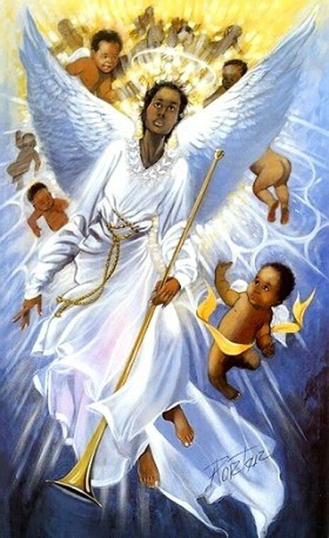 African American Angels In Heaven