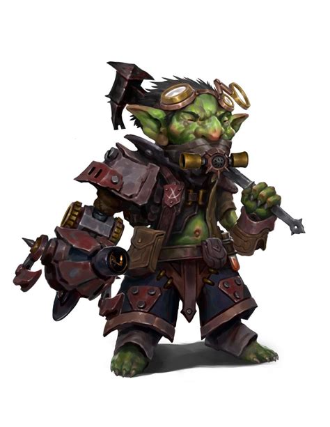 Goblin Tech Guy By Giantwood On Deviantart Fantasy Character Design