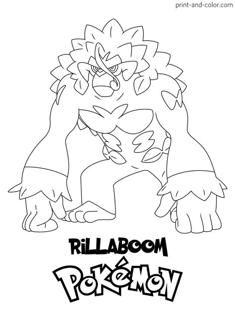 Sword Pokemon Coloring Pages