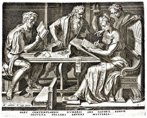 1565 The Seven Liberal Arts By Cornelis Cort Arthmetic Art Liberal Arts Image