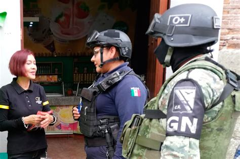 Policía Municipal Y Guardia Nacional Refuerzan Vigilancia En El Centro