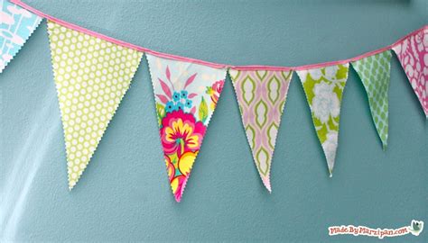 Simple Pennant Bunting Made By Marzipan
