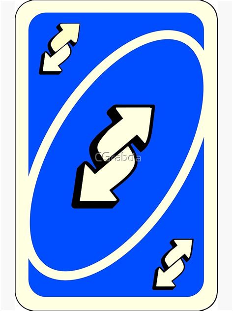 The image is png format with a clean transparent background. "Neon Blue Uno Reverse Card" Canvas Print by CGrabda | Redbubble