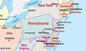 Mapa De Pennsylvania