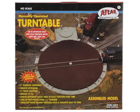 Atlas Railroad Ho Scale Manual Turntable Atl305 Toys And Hobbies