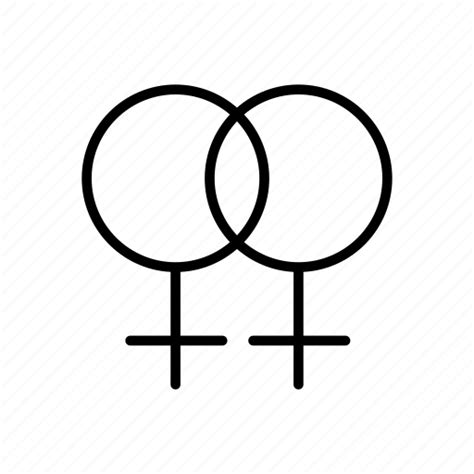 Female Gender Gender Symbol Lesbian Sex Icon