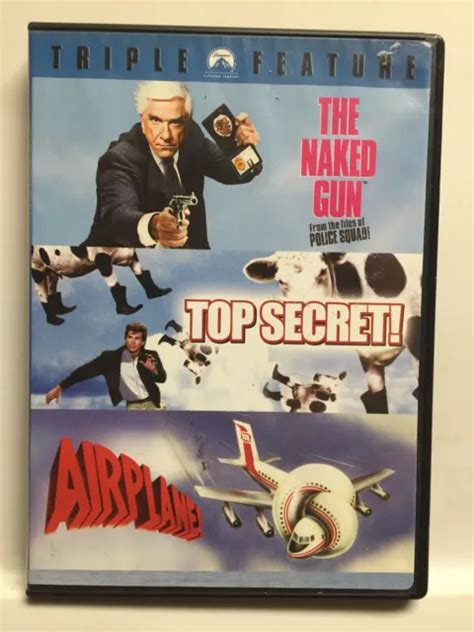 AIRPLANE TOP SECRET THE NAKED Gun DVD 2007 3 Disc Widescreen Great