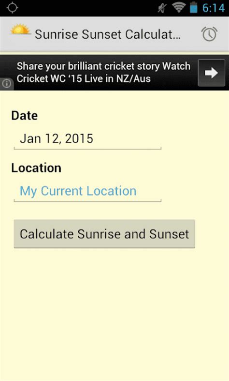 12 Best Apps For Calculating Sunrise And Sunset Times Android And Ios