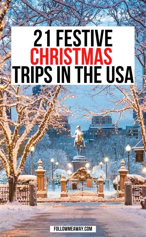 23 Best Places For Christmas In The Usa Festive Vacation Destinations Artofit