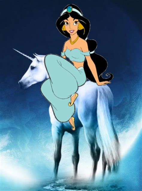 Princess Jasmine With A Unicorn Princess Jasmine Fan Art 39392405