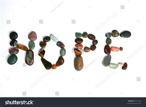 Word Hope Spelled Out Very Colorful Stock Photo 3137165 Shutterstock