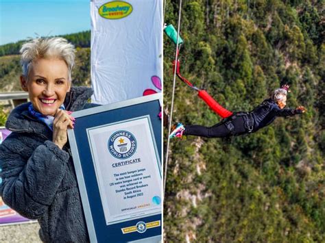 South African Woman Bungee Jumps 23 Times In One Hour Engoo Daily News