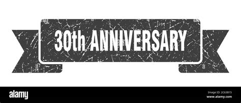 30th Anniversary Ribbon 30th Anniversary Grunge Band Sign 30th