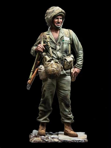 1 16 Resin Figures Model Soldiers Kit Pacific War Us Army Unpainted And