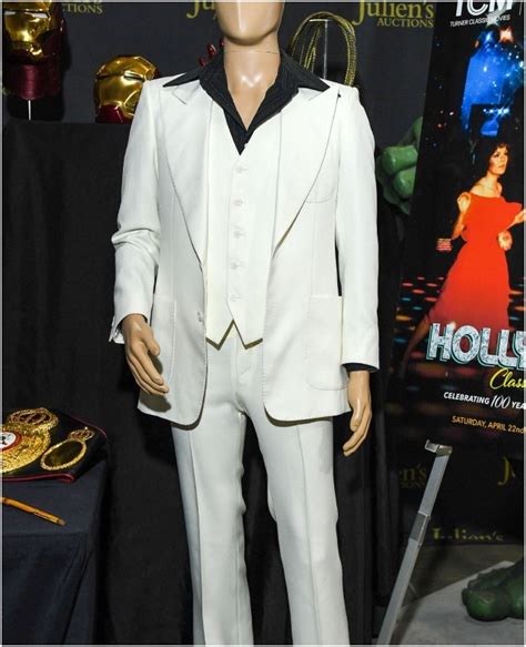 John Travoltas Iconic White Saturday Night Fever Suit Sells For Nearly