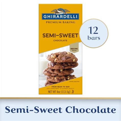 Ghirardelli® Premium Baking Bar Semi Sweet Chocolate 4 Oz Kroger