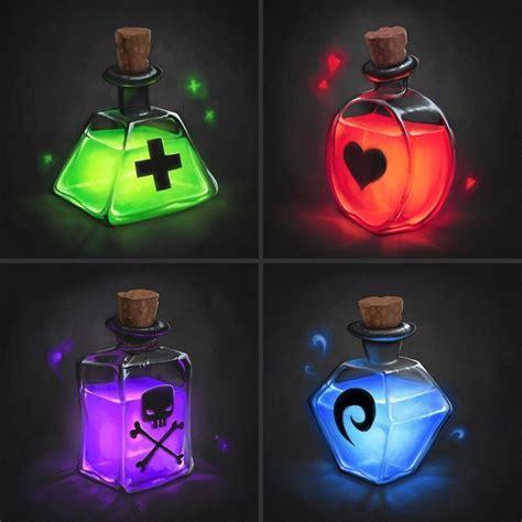 Potions Digital X Px Art Digital Art Tutorial Magic Art