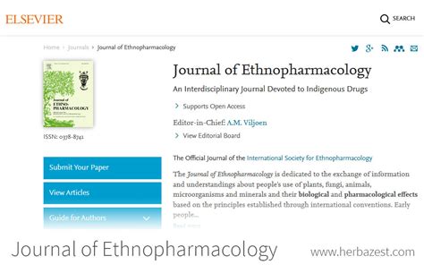 Journal Of Ethnopharmacology Herbazest