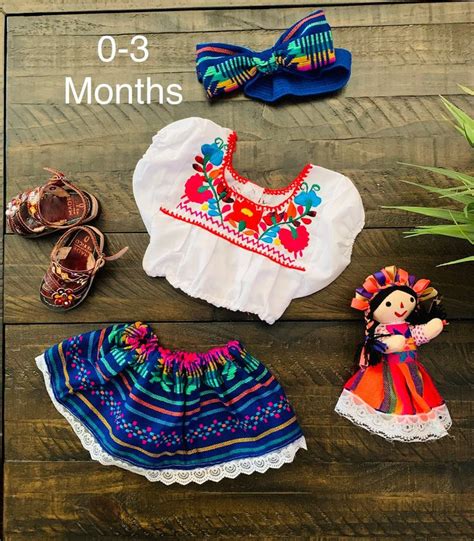 Baby Mexican Outfit 0 3 6 9months Baby Girls Fiesta