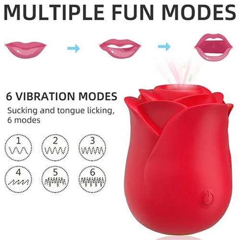 Licking And Sucking Rose Vibration Toy Rose Toy Official