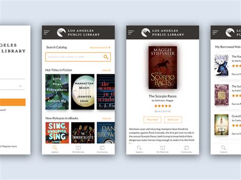 Library App Design By Jen Mcardle On Dribbble