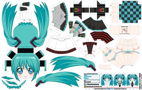 Anime Papercraft огромная база изображений