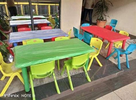 Kindergarten Study Table And Chair In Nairobi Cbd Accra Road Pigiame