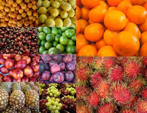 Royalty Free Image Fresh Fruit Collage By Hicster