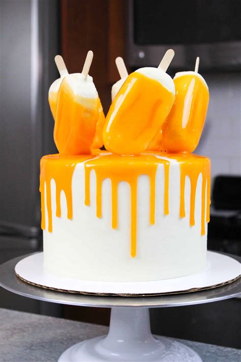 Orange Dreamsicle Cake Recipe And Tutorial Chelsweets