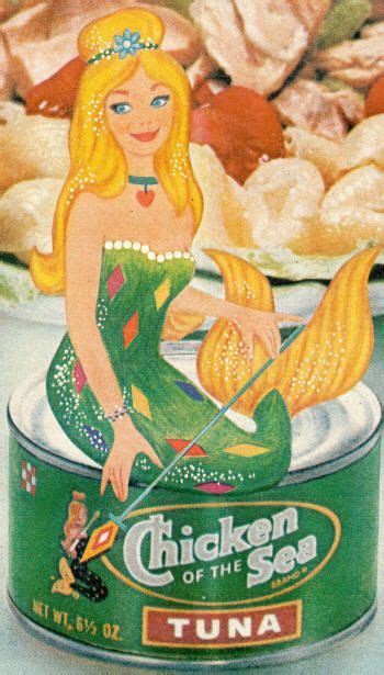 Swaps Studio Rose Vintage Mermaid Chicken Of The Sea Vintage Ads