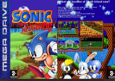 Viewing Full Size Sonic The Hedgehog Box Cover