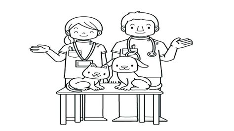 Veterinarian Coloring Pages At Getdrawings Free Download