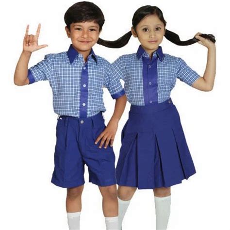 Boys Girls Cotton School Uniform At Rs 650piece In Ahmedabad Id