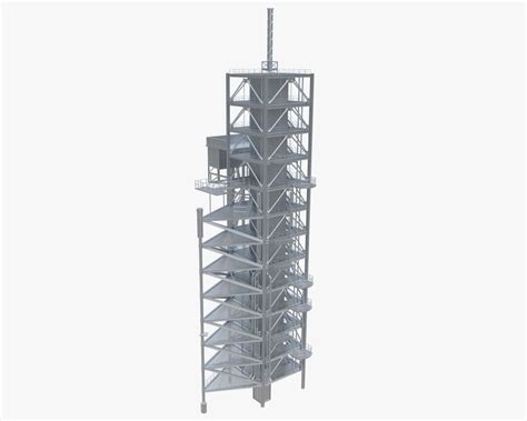 Rocket Launch Tower 3d Asset Cgtrader