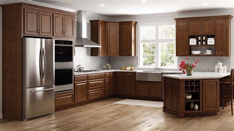 Unique Home Depot Oak Kitchen Cabinets In Stock For Large Space Lifestyle And Healthy