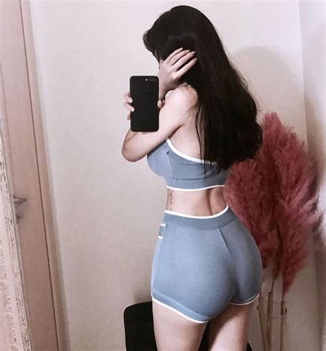Gao Qian Gao Fitness Asian Fitness Butt Gao Qian Fashion High Waisted Bikini Waisted