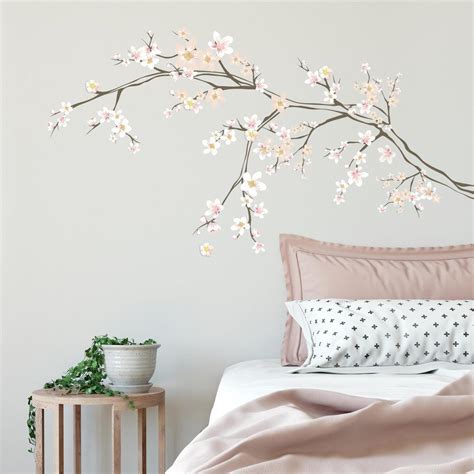 Cherry Blossom Branch Wall Decals Roommates Decor