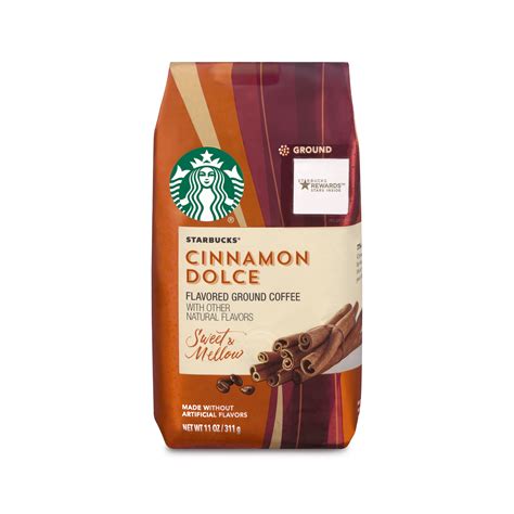 Starbucks Cinnamon Dolce Flavored Blonde Light Roast Ground Coffee 11