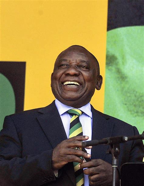 The president delivered his address in midrand today july 5, while the holographic facsimile displayed in rustenburg civic centre, the department of telecommunications. South African limbo ends with new president, Cyril ...