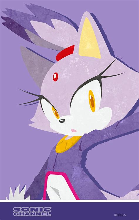 Minimalist Blaze Blaze The Cat Sega Sonic Sonic The Hedgehog Hd Phone Wallpaper Peakpx